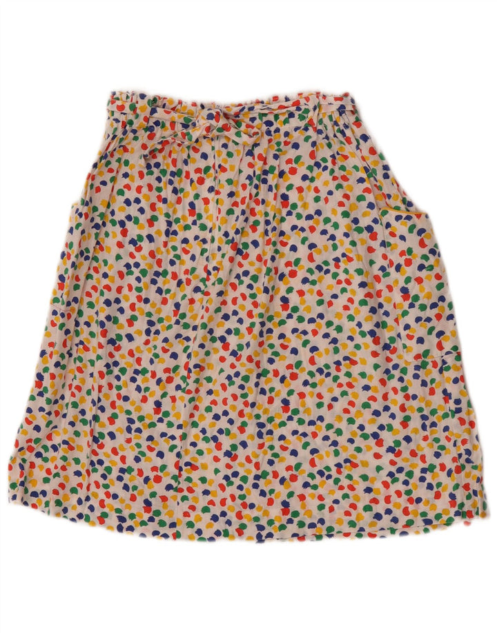 vintage Womens Bubble Jupe W28 Moyen Multicolore Repéré