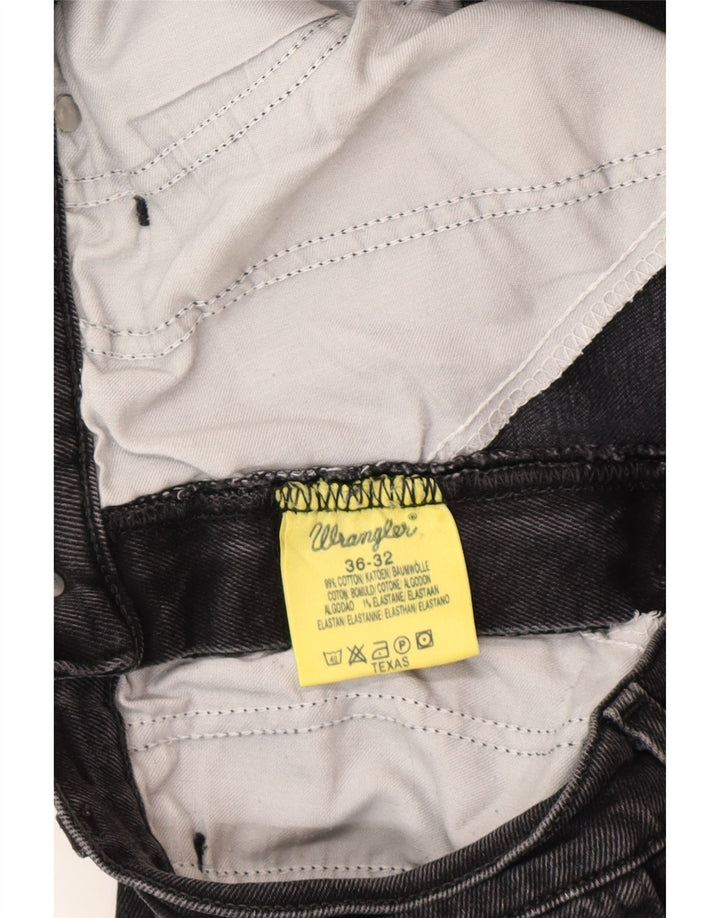 Wrangler Jean Droit Texas Homme W36 L32 Gris Coton