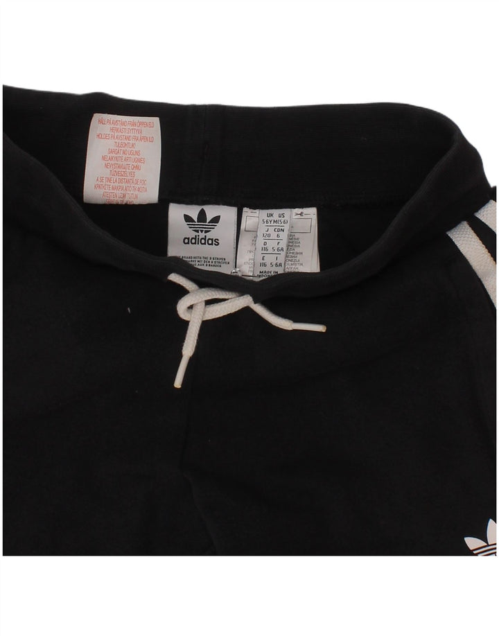 Adidas Short de Sport Garçon 5-6 Ans Coton Noir Moyen