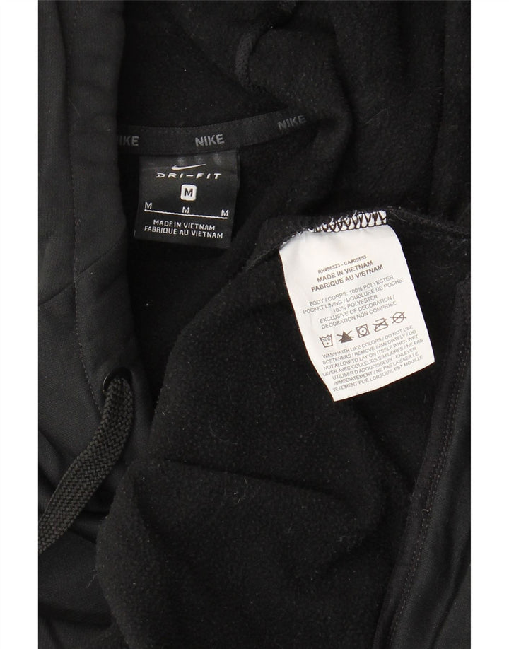 Nike Hommes Dri Fit Graphic Sweat à capuche Noir Moyen Polyester