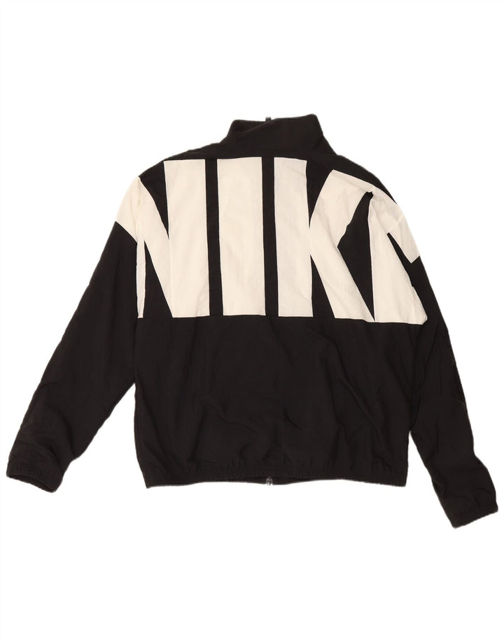 Nike Veste de survêtement graphique pour homme en nylon noir moyen