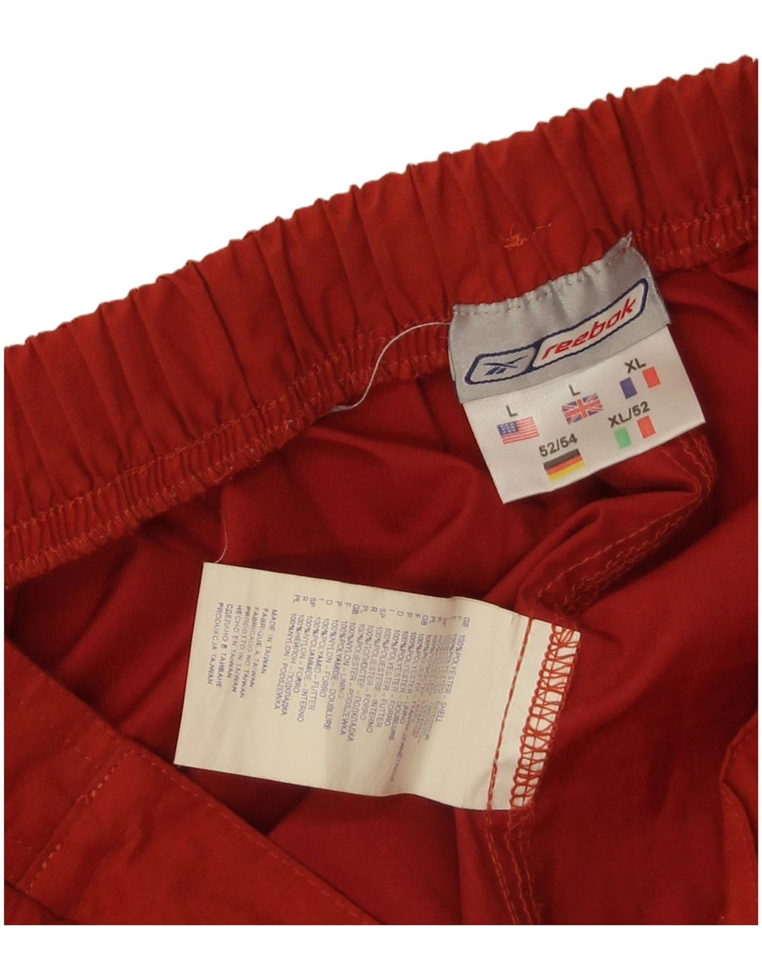 Reebok Pantalon De Survêtement Homme Large Orange Polyester