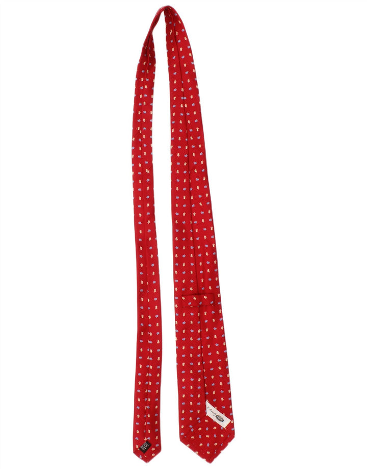 E.Marinella Cravate Homme Taille Unique Rouge Floral Soie