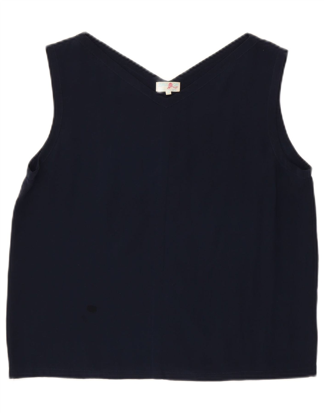 Ball On Débardeur Femme UK 10 Petite Soie Bleu Marine