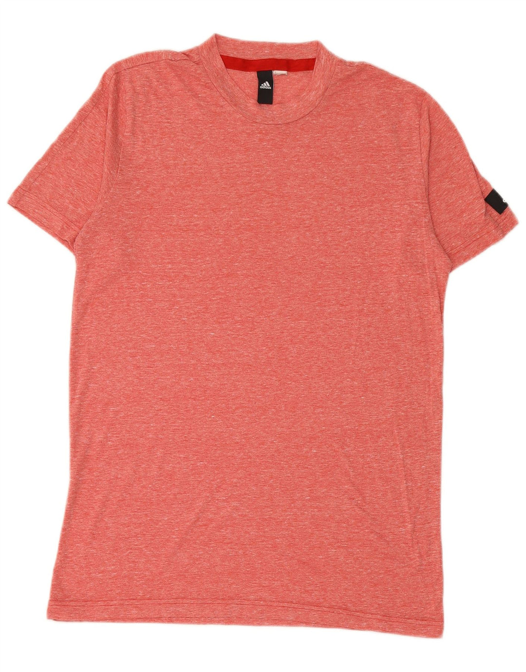 ADIDAS T-Shirt Homme Rouge Moyen Moucheté