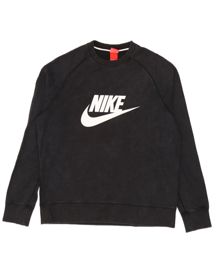Nike Sweat-shirt graphique pour homme XL en coton noir