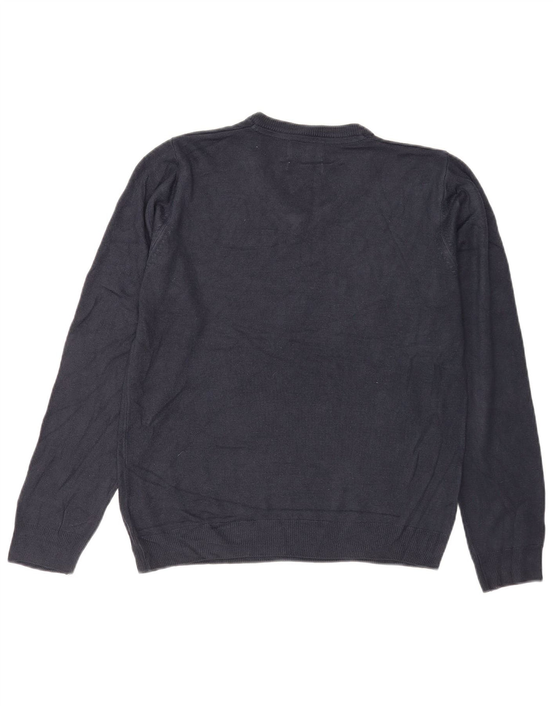 Marks & Spencer Pull Regular Fit Col V Homme Bleu Marine Moyen