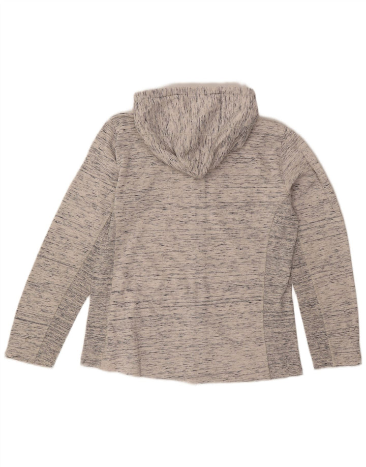 CHAMPION Pull à capuche zippé pour femme UK 18 XL Gris moucheté