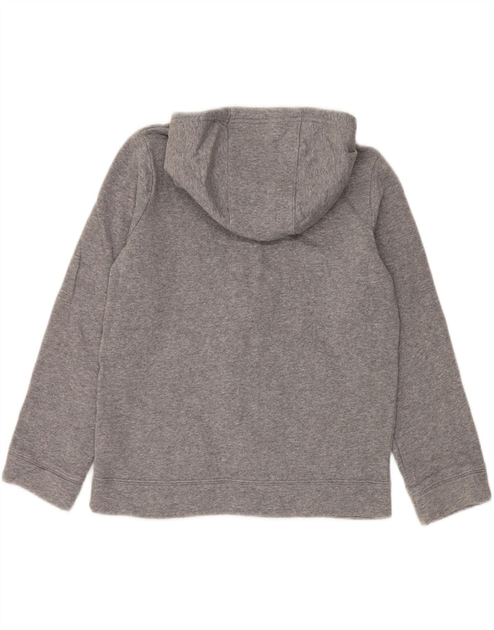 Nike Garçon Zip Sweat à capuche 10-11 ans Gris moyen Coton
