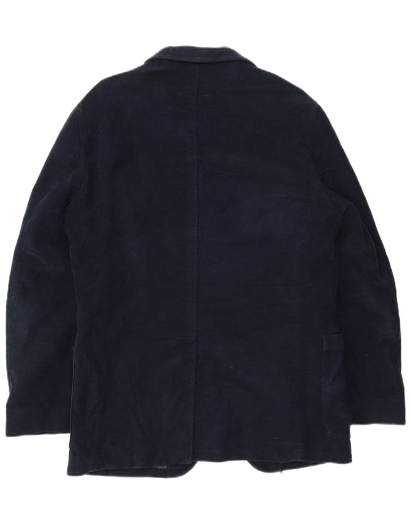 Woolrich Veste blazer à 3 boutons pour homme UK 38 Bleu marine moyen classique