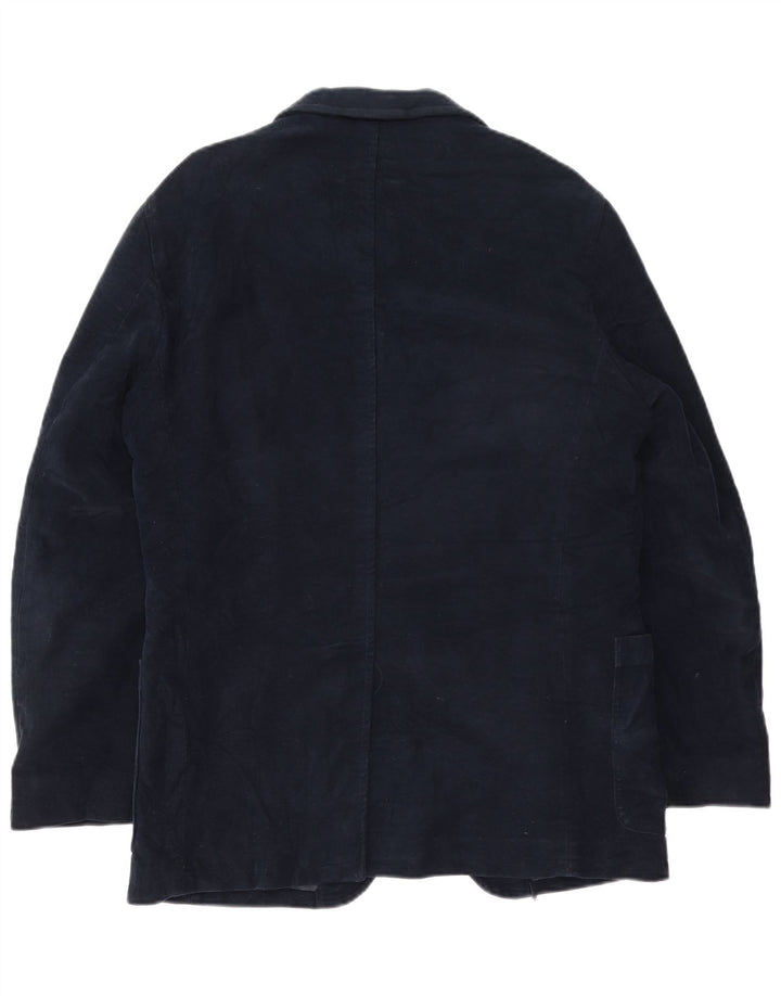 Woolrich Veste blazer à 3 boutons pour homme UK 38 Bleu marine moyen classique