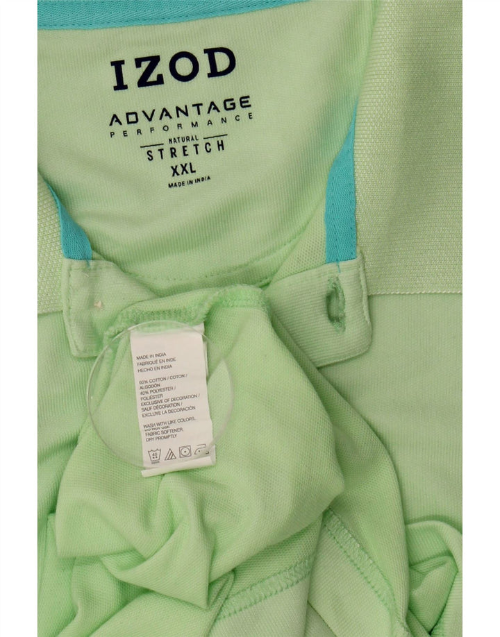 IZOD Polo Homme 2XL Vert Coton