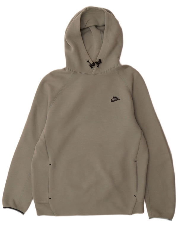 Nike Pull à capuche pour homme en coton vert Taille L