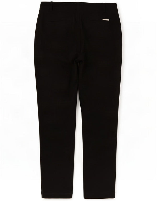 Michael Kors Womens Straight Chino Trousers US 8 Medium W32 L28 Black