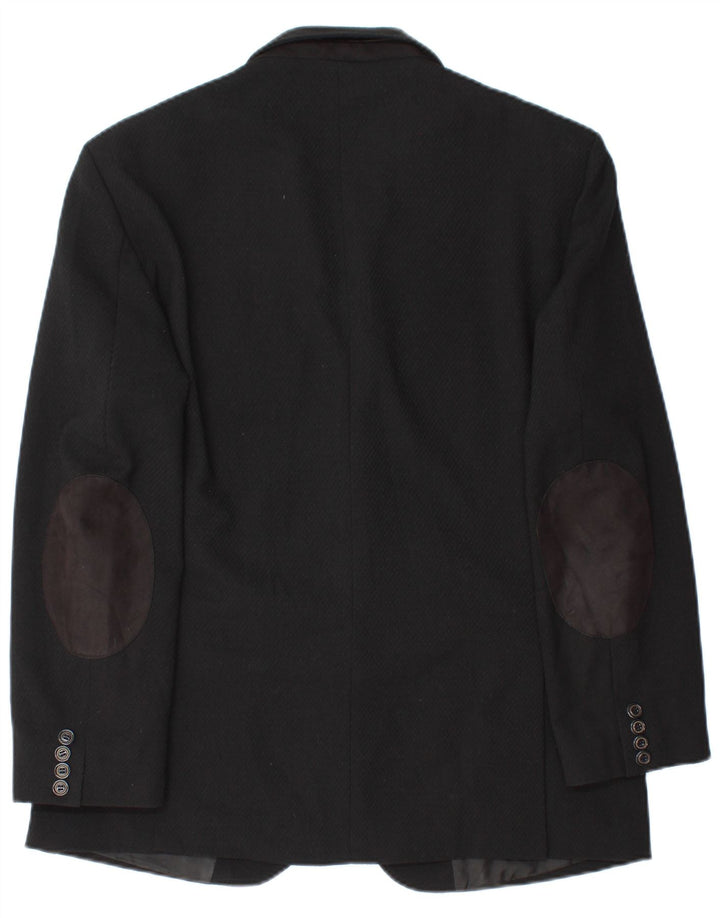 Zara Veste blazer à 2 boutons pour homme UK 42 XL Noir