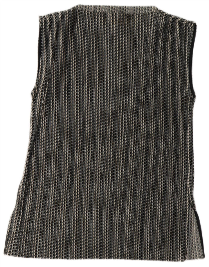 Cos Chemisier sans manches pour femme UK 44 Polyester géométrique noir moyen