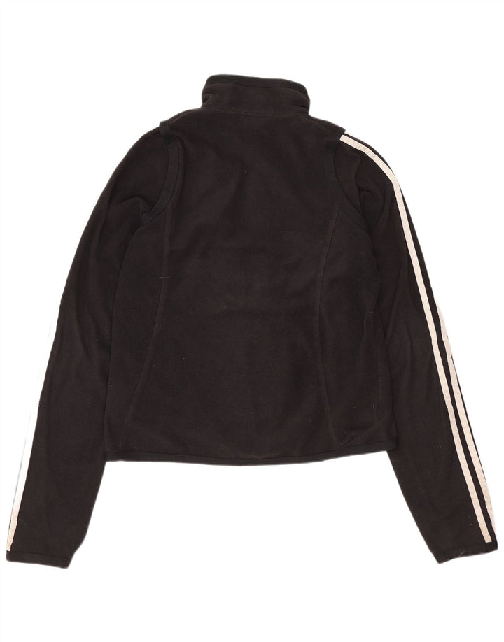 Adidas Veste polaire Climawarm pour femme UK 12 Noir moyen Polyester
