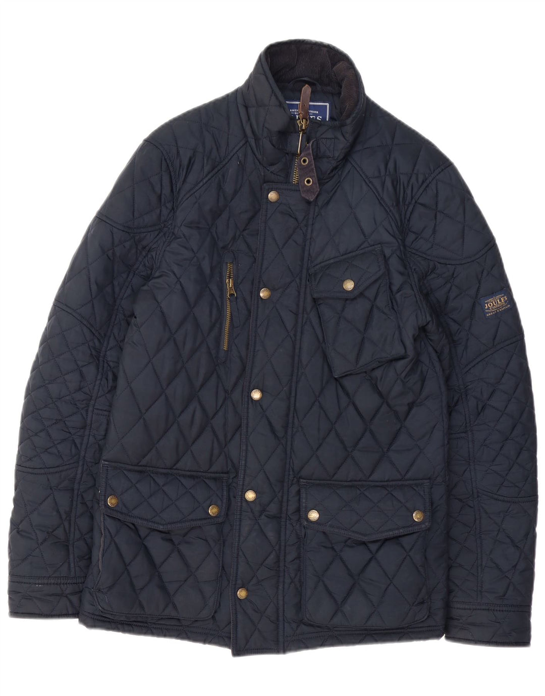 JOULES Veste matelassée homme UK 36 Small Bleu Marine Polyester