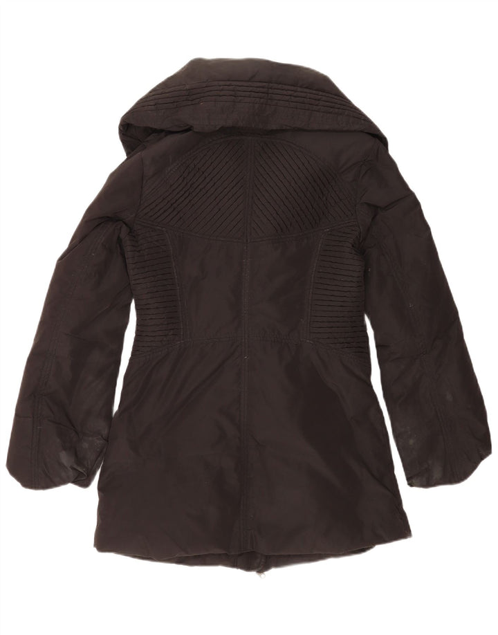 Trussardi Jeans Manteau Rembourré Femme IT 40 Petit Noir Polyester