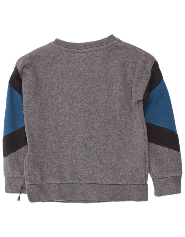 Nike Sweat-shirt graphique pour garçon 6-7 ans XS Gris Colorblock Coton