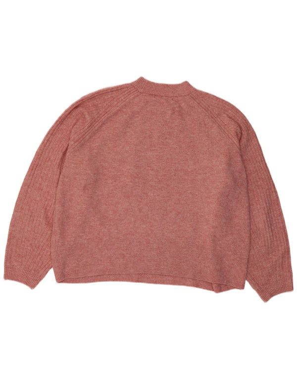 Marks & Spencer Pull court à col rond pour femme UK 18 XL Rose