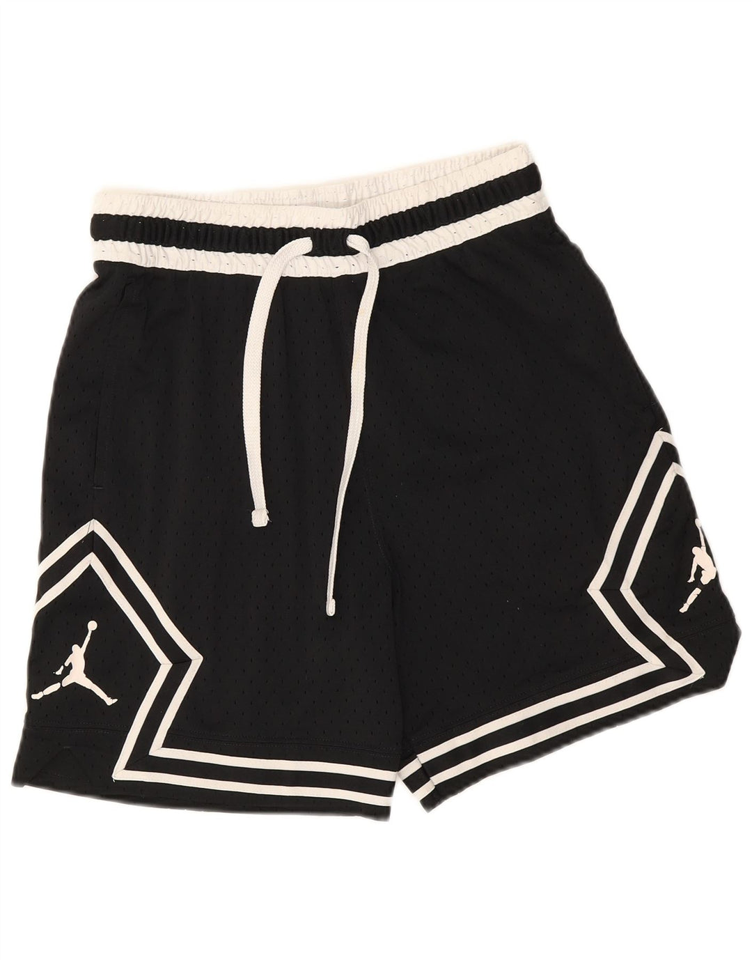 Jordan Short de sport Dri Fit Graphic pour homme, petit, noir, color block, polyester
