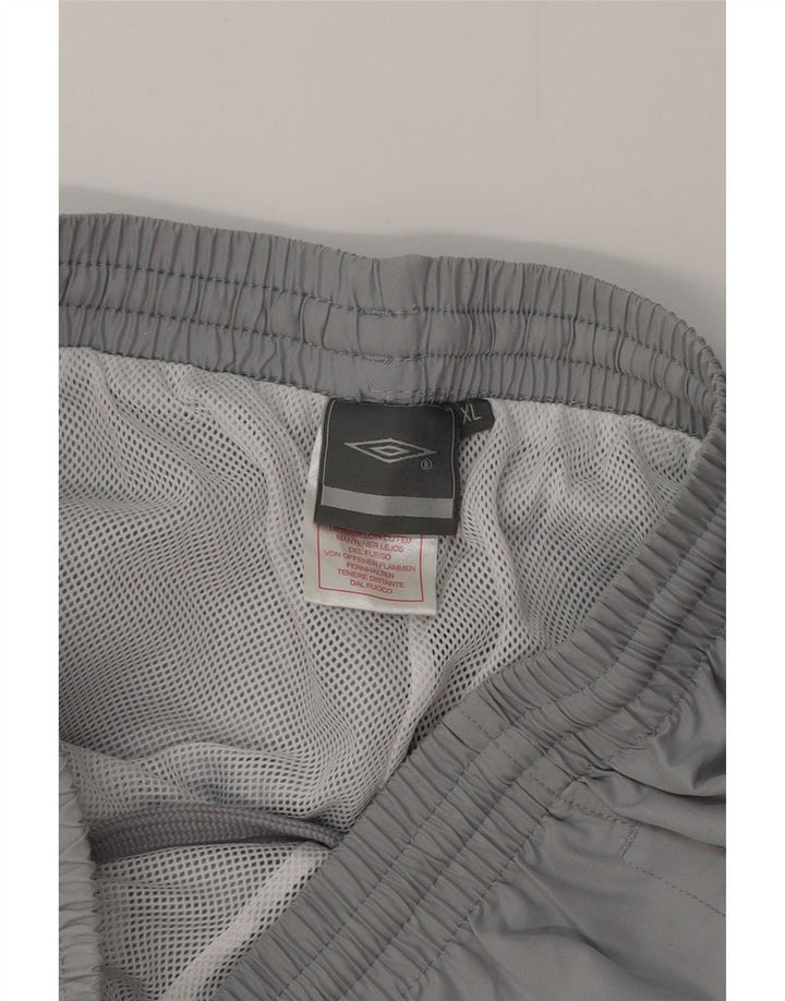 Umbro Pantalon de survêtement pour homme XL Gris Colorblock Polyester