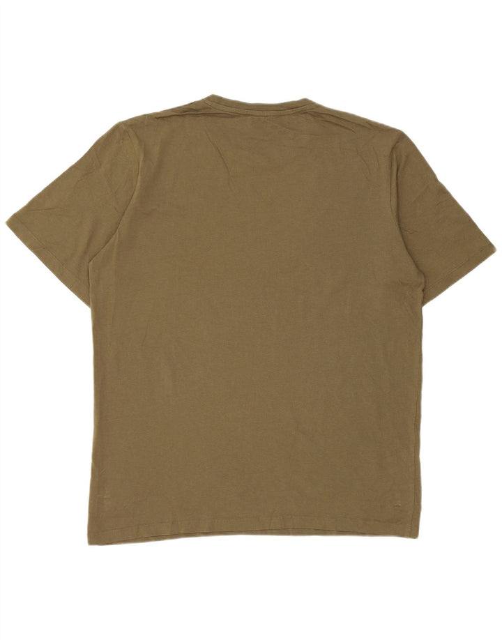 Jack & Jones T-Shirt Homme Haut Large Kaki Coton