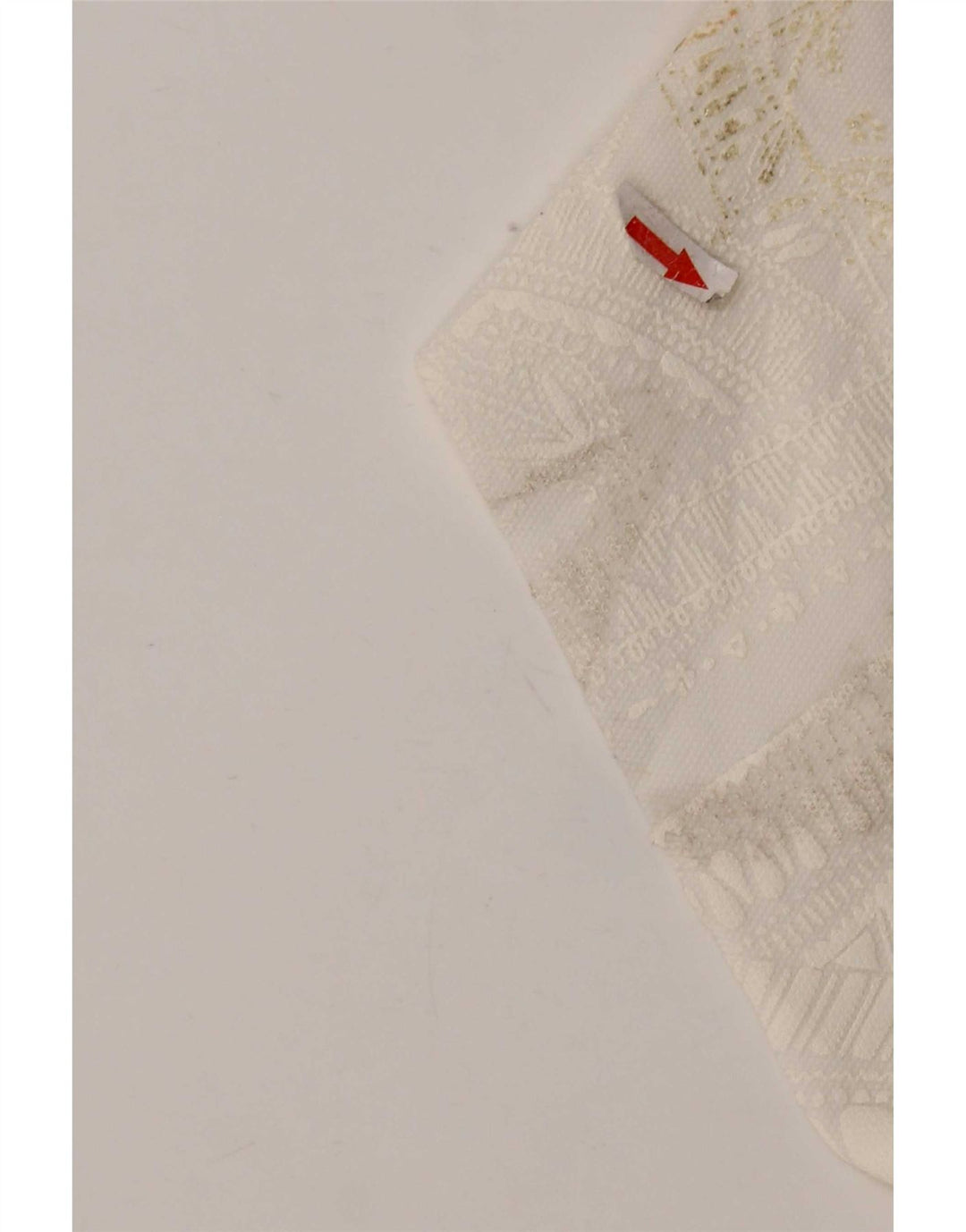Zara Robe droite pour femme UK 12 Medium White Paisley
