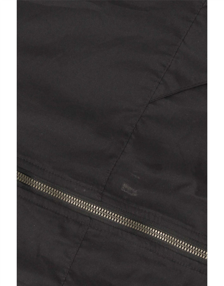 Kappa Veste réversible à capuche pour homme Coupe ample UK 40 Large Noir Polyester