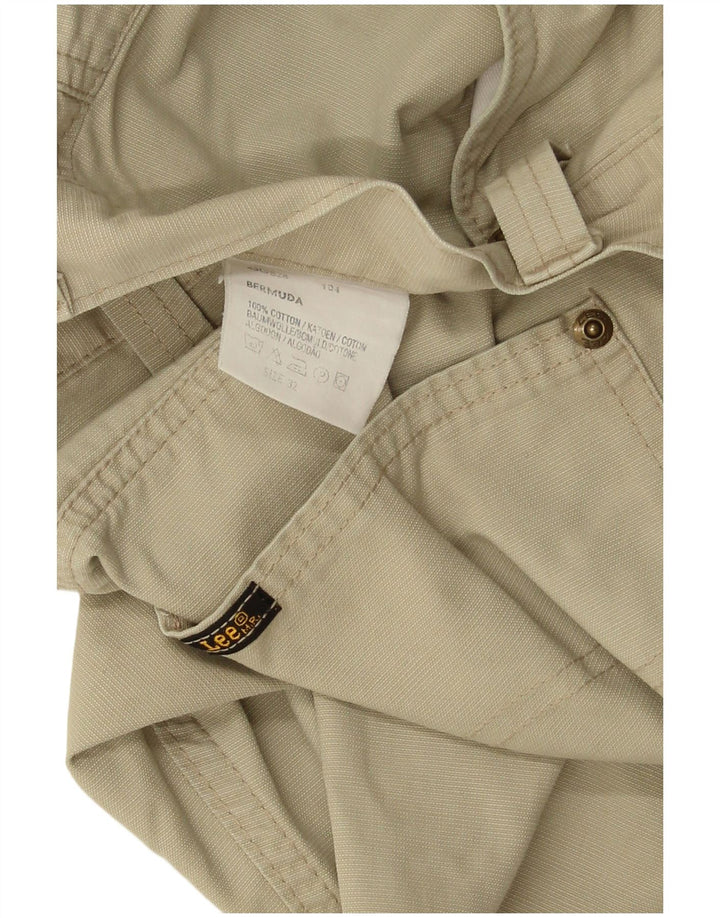 Lee Bermuda Homme W32 Coton Beige Moyen