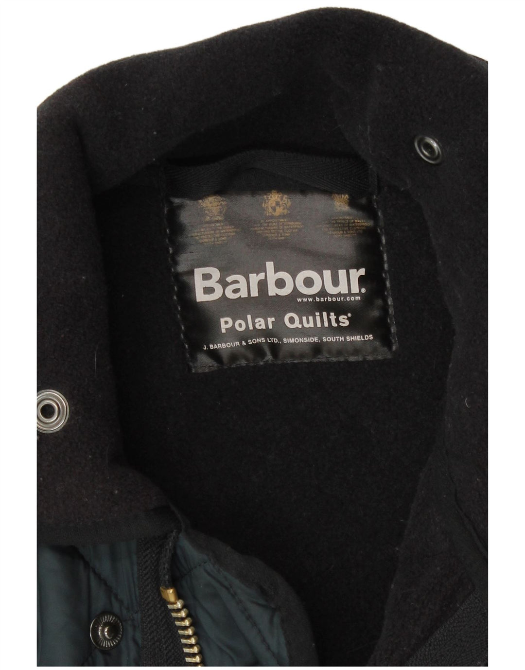 Barbour Veste matelassée pour hommes UK 38 Polyester bleu marine moyen