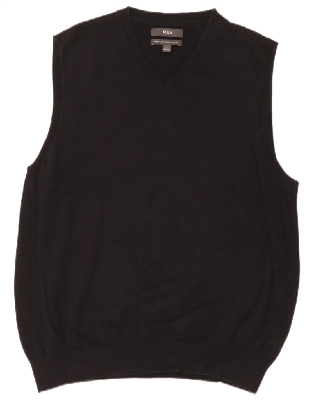 Marks & Spencer Débardeur pour homme en coton noir Taille L