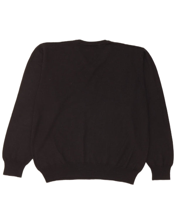 Carrera Pull col V pour homme 2XL Noir Laine