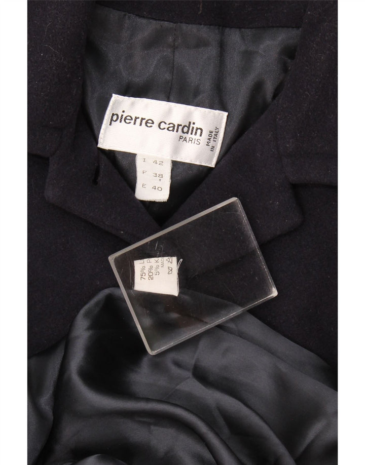 Pierre Cardin Pardessus Oversize Femme IT 42 Laine Bleu Marine Moyen