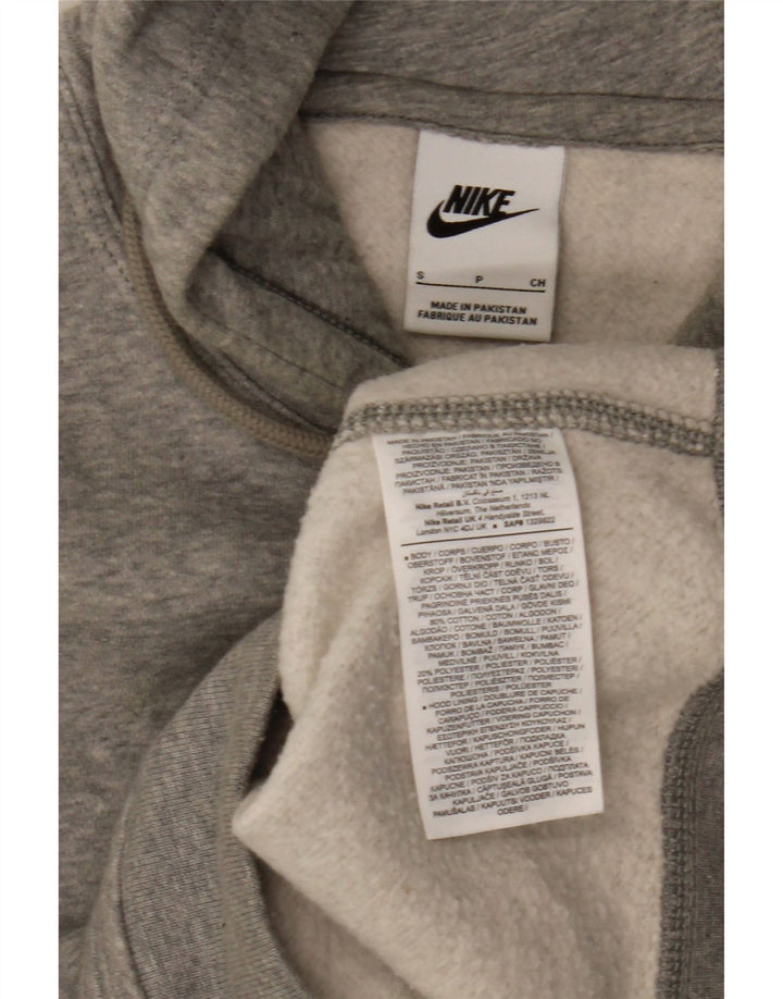 Nike Pull à capuche pour homme en coton moucheté Gris Taille S