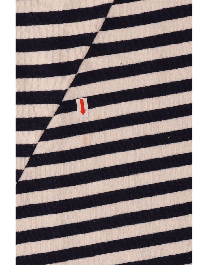 Zara Sweatshirt Fille 9-10 ans Bleu Marine Rayé