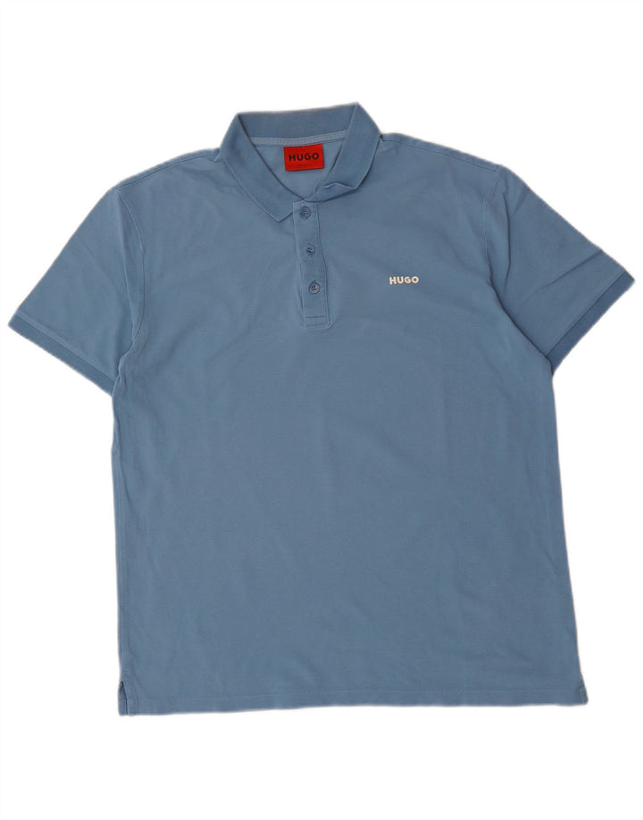 Hugo Boss Polo Homme Bleu Moyen Coton