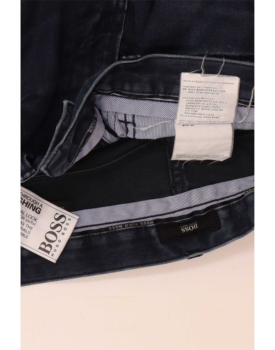 Hugo Boss Jean Slim W30 L32 Bleu Coton Homme