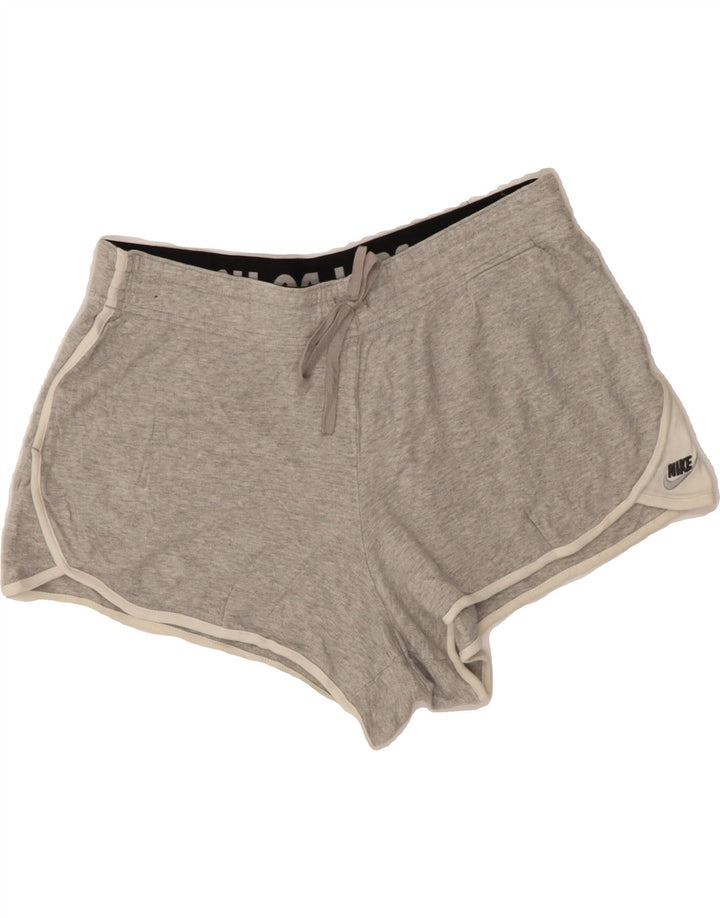 NIKE Womens Sport Shorts US 8/10 Medium Grey Cotton Vintage Nike and Second-Hand Nike from Messina Hembry 