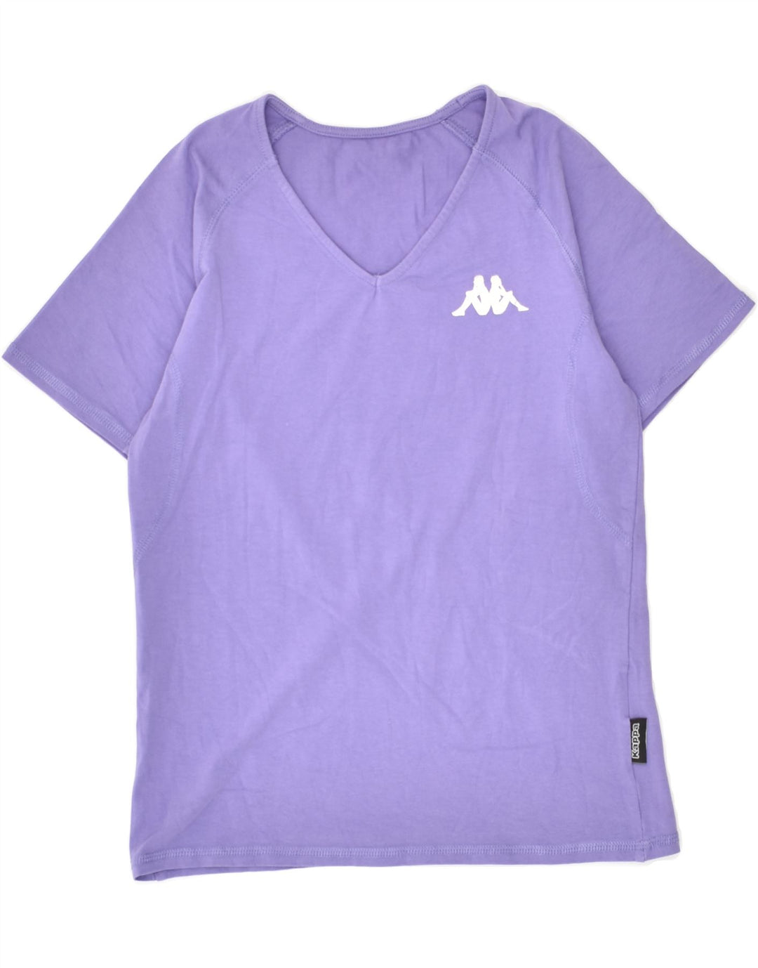 KAPPA Womens T-Shirt Top UK 18 Small Purple | Vintage Kappa | Thrift | Second-Hand Kappa | Used Clothing | Messina Hembry 