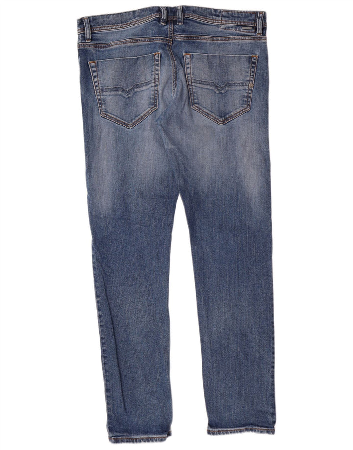 DIESEL Jean Slim Tepphar Carrot Homme W34 L32 Bleu Coton