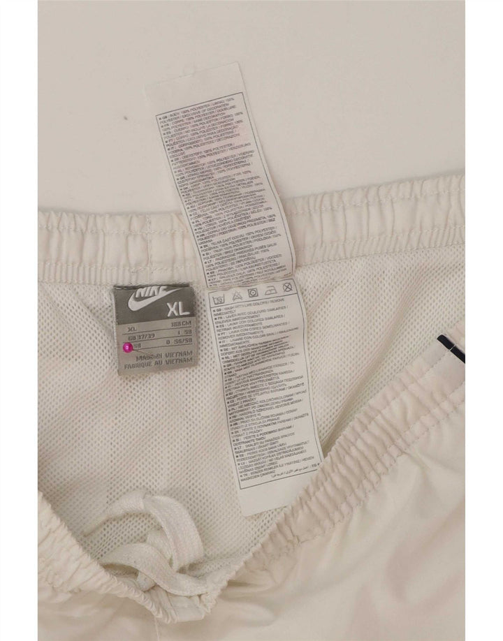 Nike Short de sport pour homme XL Blanc Polyester