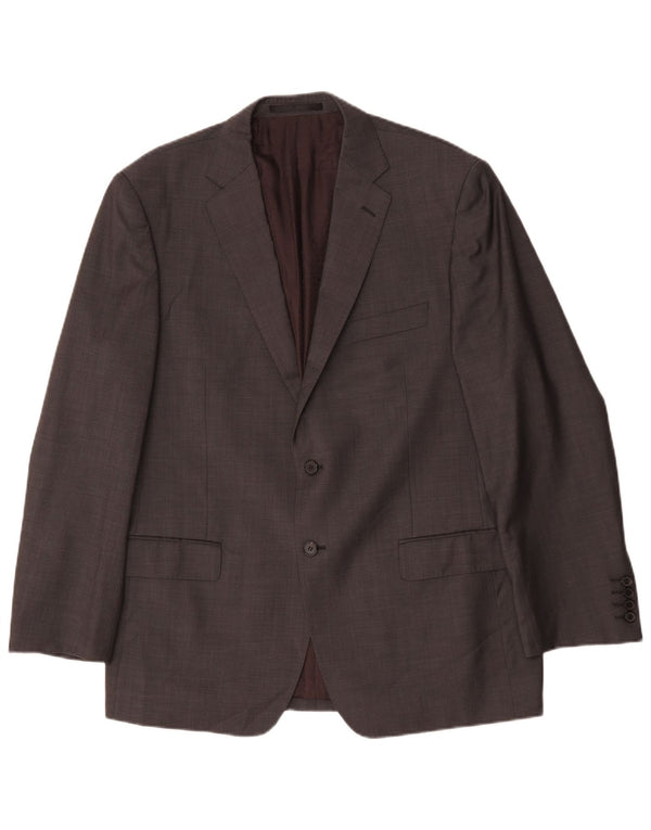 Marks & Spencer Veste blazer autographe à 2 boutons pour homme UK 42 Grande laine grise
