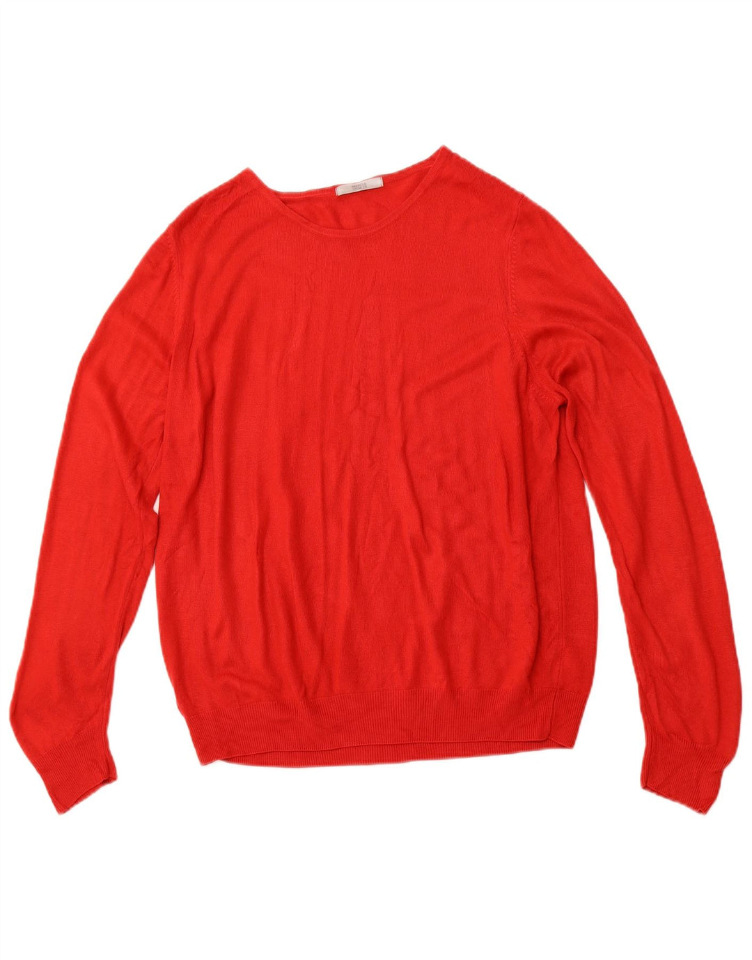 MARKS & SPENCER Pull col bateau pour femme UK 18 XL Acrylique rouge