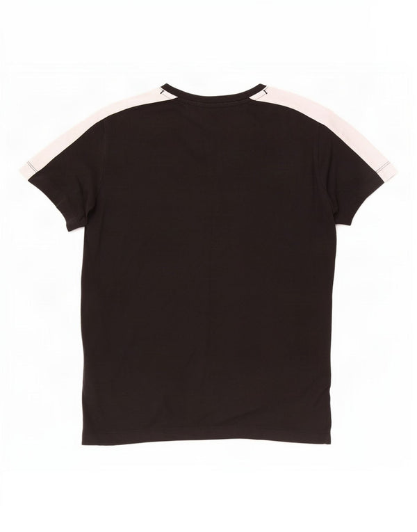 Champion T-shirt graphique pour femme UK 12 Noir moyen Colourblock