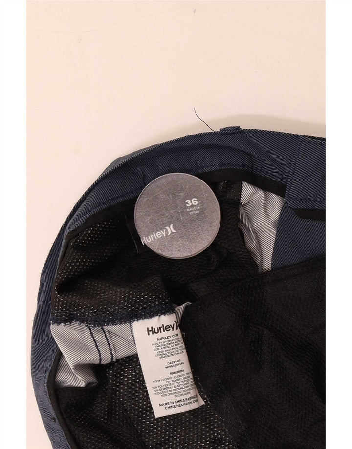 Hurley Short Chino Homme W36 Large Bleu Marine Nylon