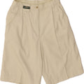 CHERVO Womens Pegged Chino Shorts EU 38 Medium W28  Beige Cotton Vintage Chervo and Second-Hand Chervo from Messina Hembry 