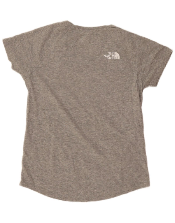 The North Face Womens RU/14 Graphic T-Shirt Top UK 14 Large Gris Sports
