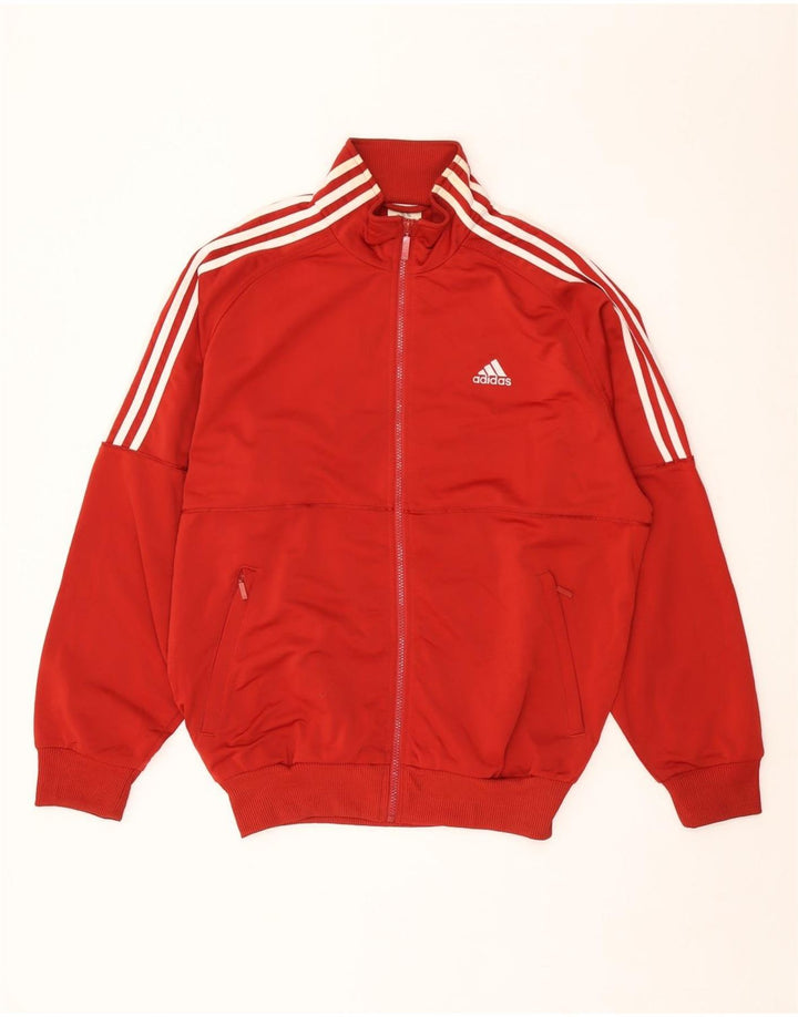 Adidas Veste de survêtement pour homme UK 40/42 Rouge moyen Polyester